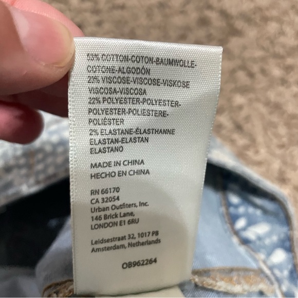 We The Free Just Float On Flare Bell Bottoms Jeans in Indigo Combo‎ Size 31 - Picture 6 of 10